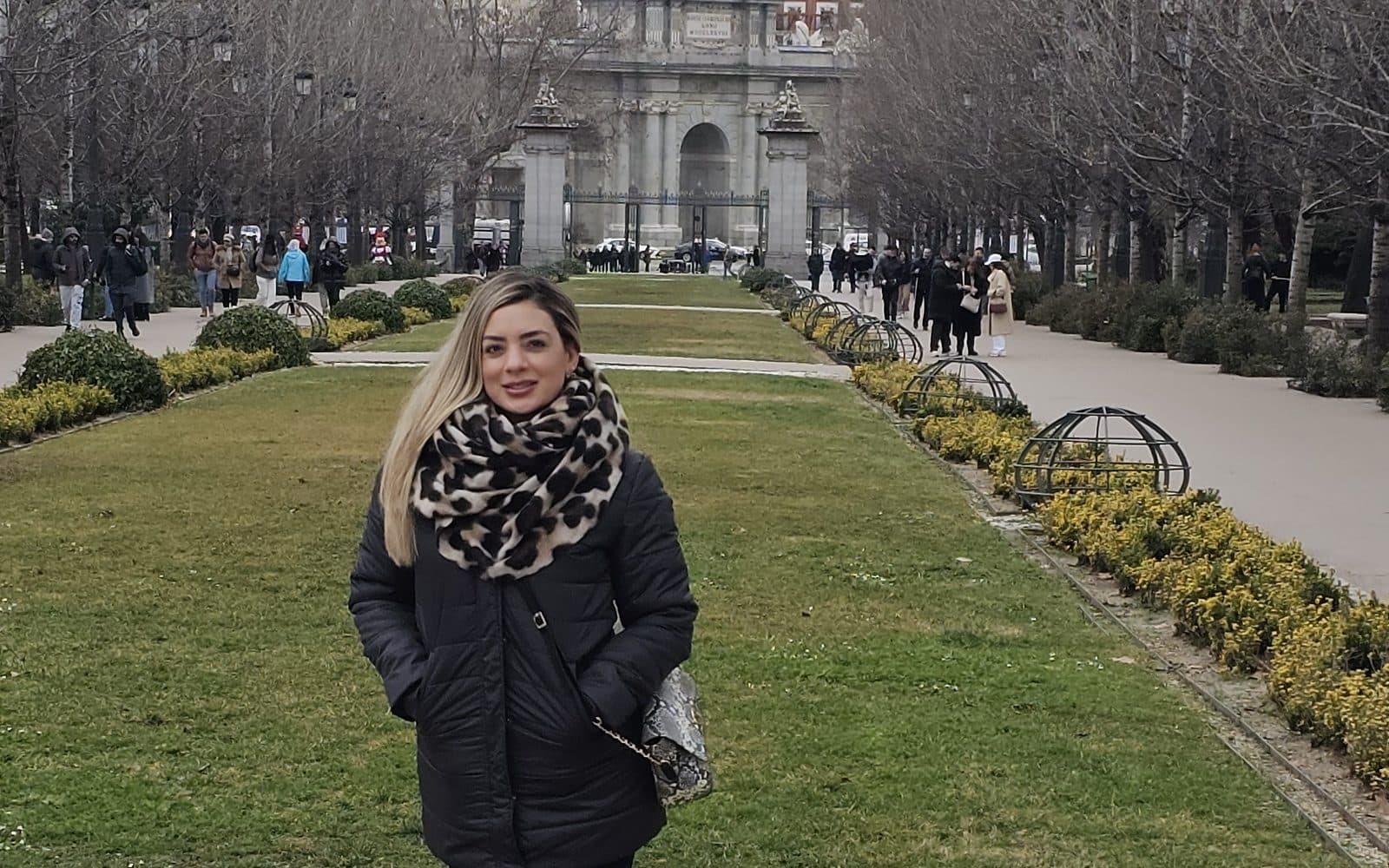 La Puerta de Alcalá, junto al Retiro, en Madrid, febrero de 2026