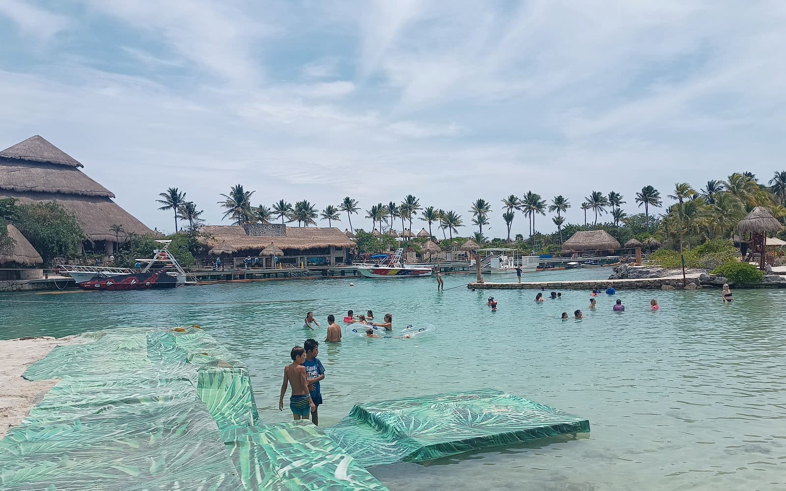 La caleta de Xcaret, en la Riviera Maya, abril de 2023