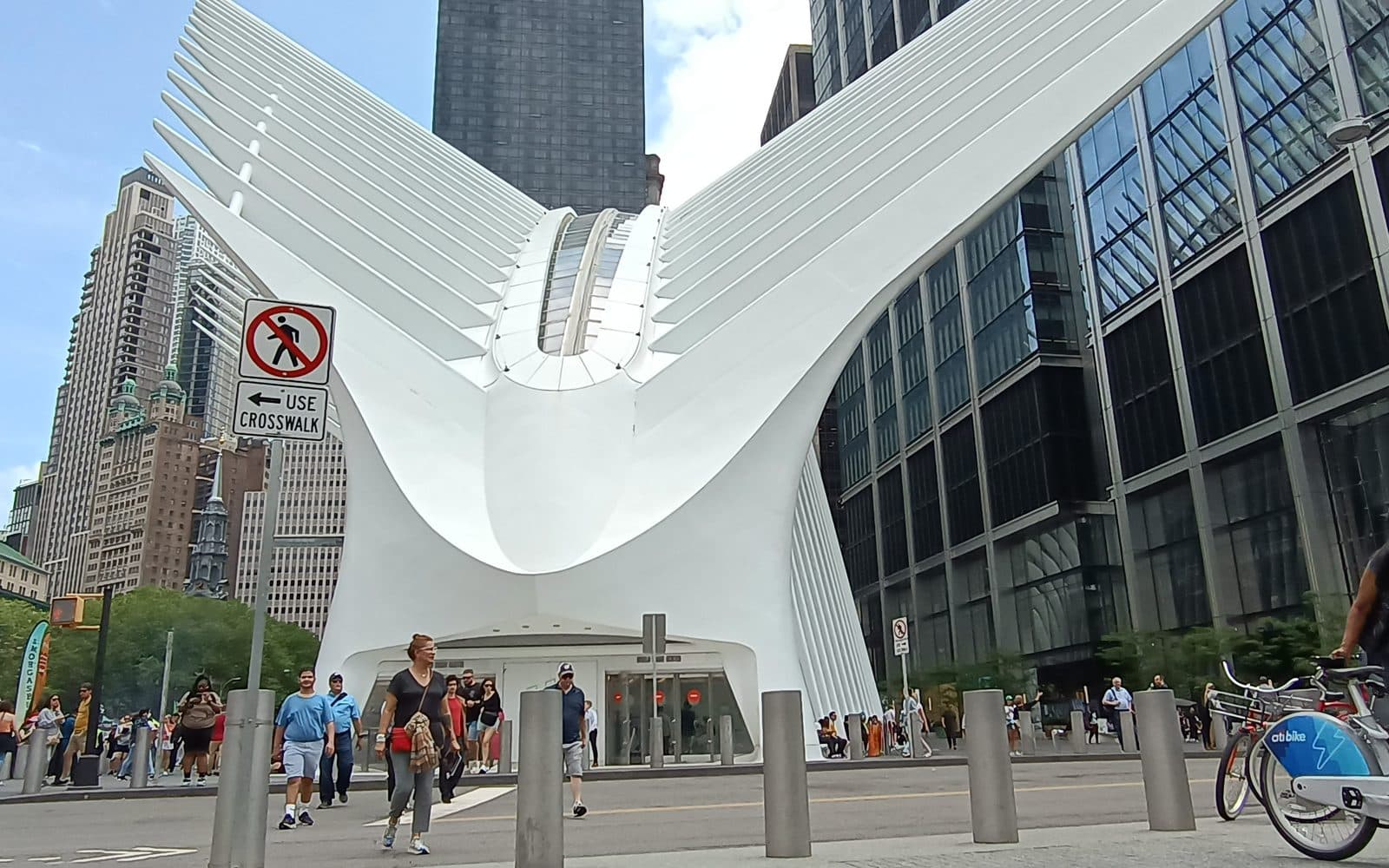 El Oculus, la estación del World Trade Center junto a la Zona Cero, 27 de mayo de 2022
