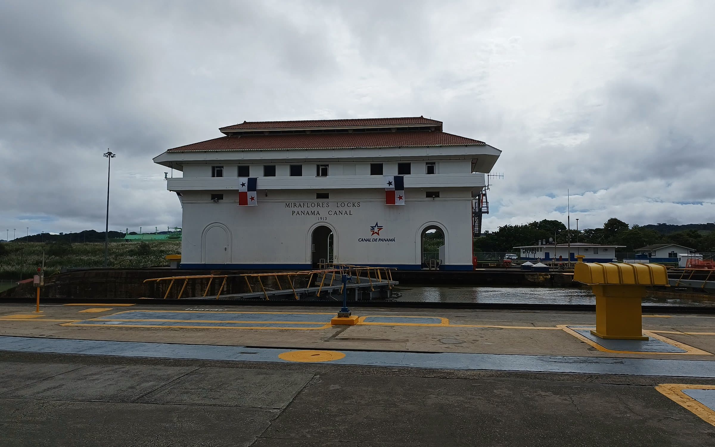 Las esclusas de Miraflores, en el Canal de Panamá, 6 de noviembre de 2022